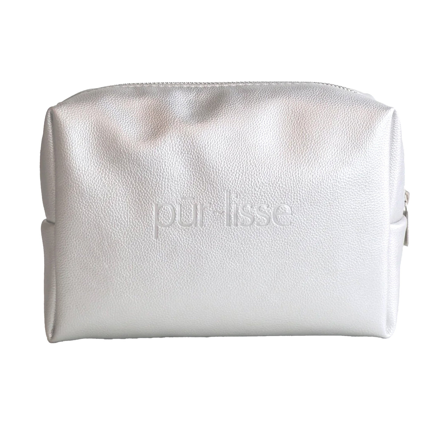 Silver Cosmetics Bag