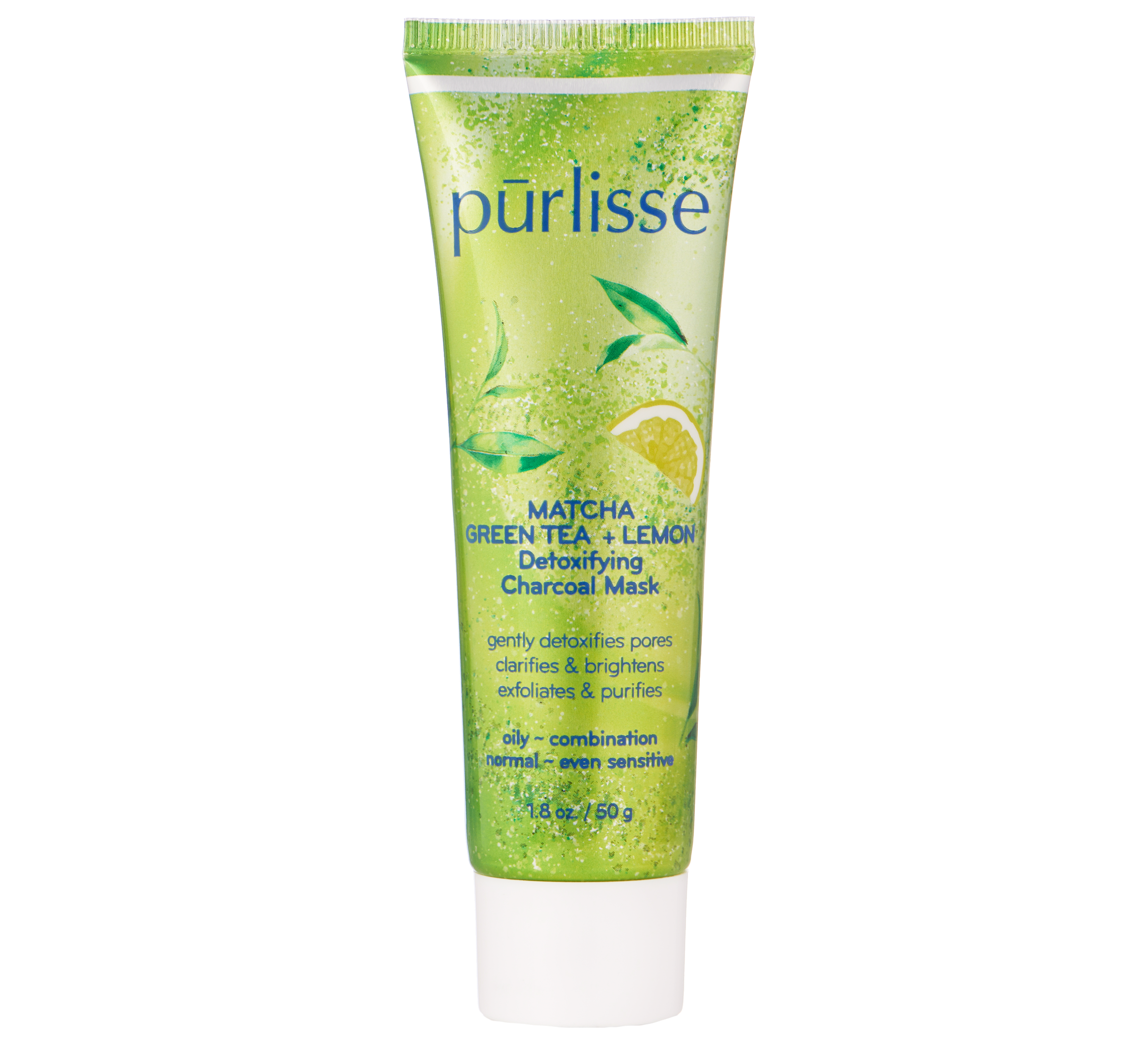 Matcha Green Tea + Lemon Detoxifying Charcoal Mask – purlisse