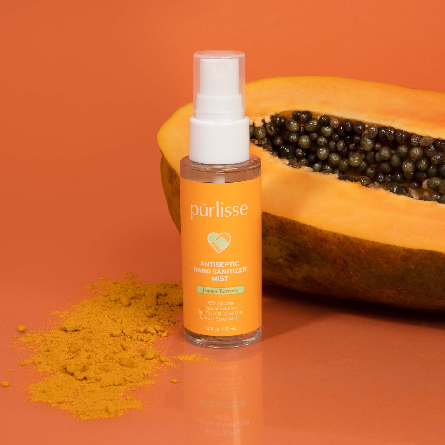 Papaya Turmeric | Scented Antiseptic Hand Sanitizer Mist5