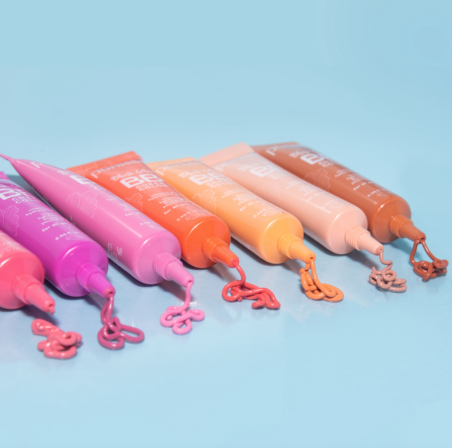 Vivid Coral Cool Mauve Malibu Peach Sunset Glow Petal Pink Sweet Rose Pretty Plum1