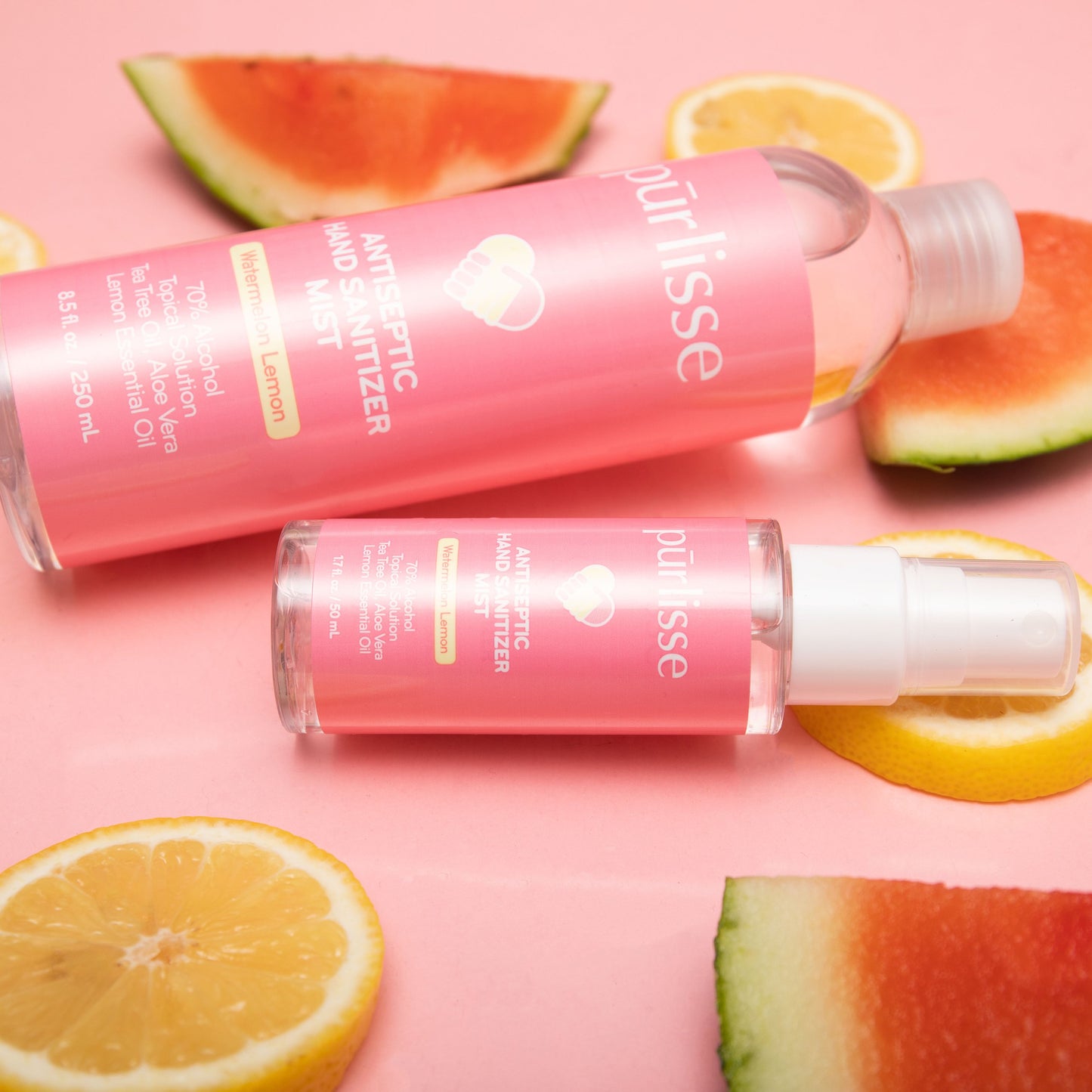 Watermelon Lemon | Scented Antiseptic Hand Sanitizer Mist & Refill Duo2