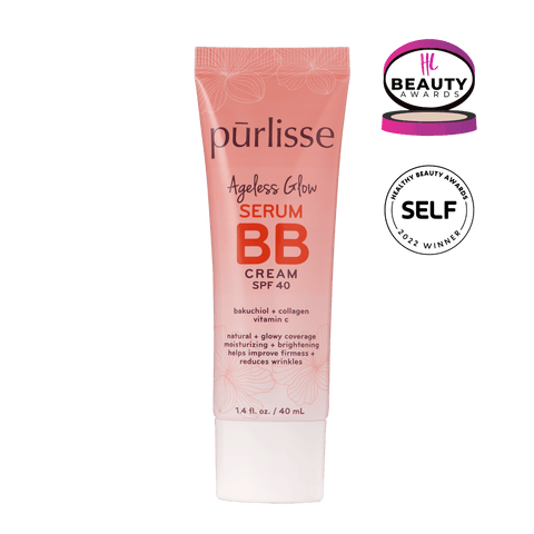 purlisse Perfect Glow BB Cream SPF 30: Clean & Cruelty-Free, Medium  Flawless Coverage, Hydrates with Jasmine | Medium 1.4oz