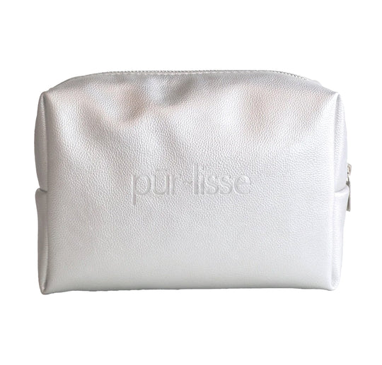 Silver Cosmetics Bag