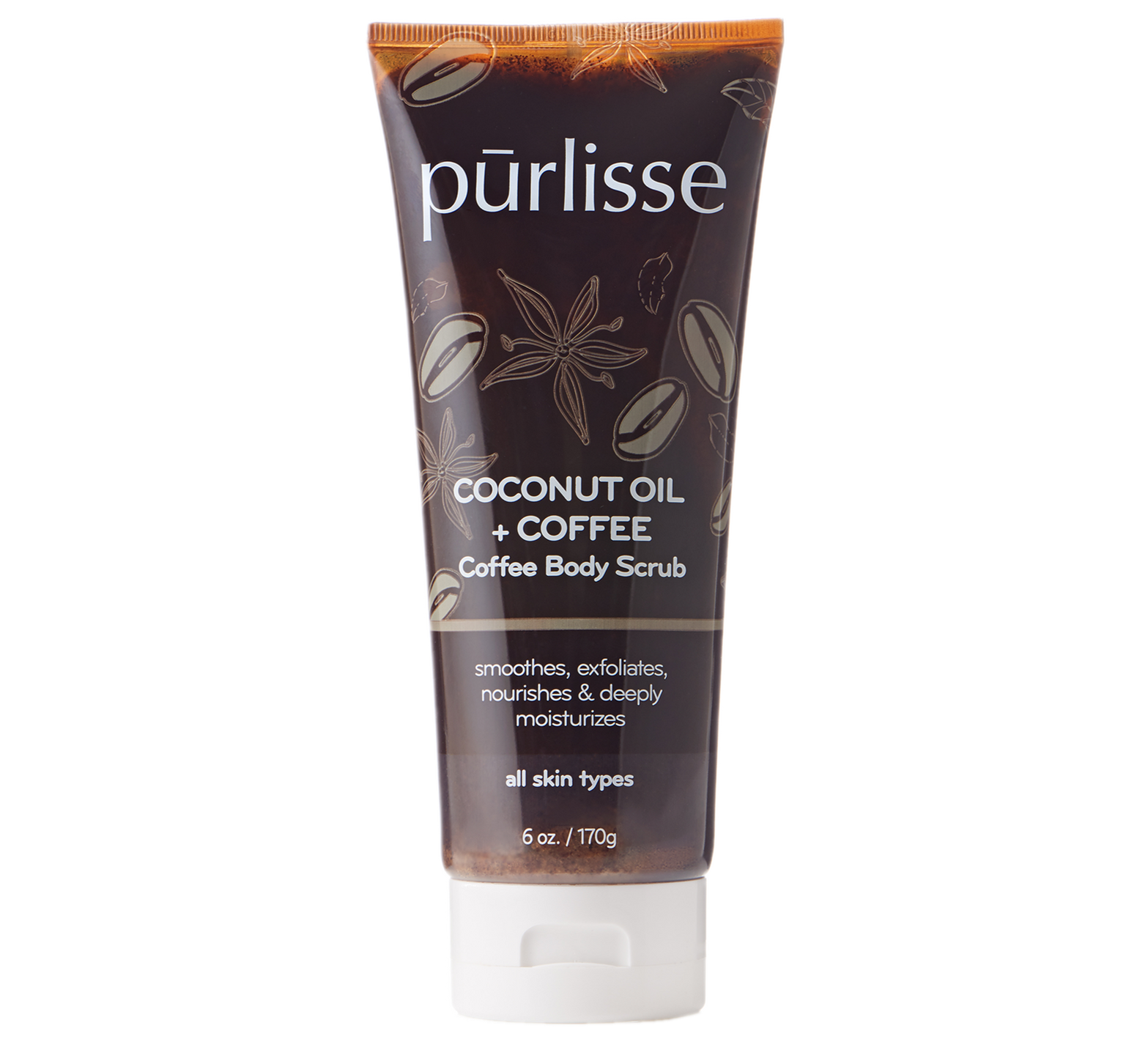 Coconut Oil + Coffee Sugar Body Scrub purlisse