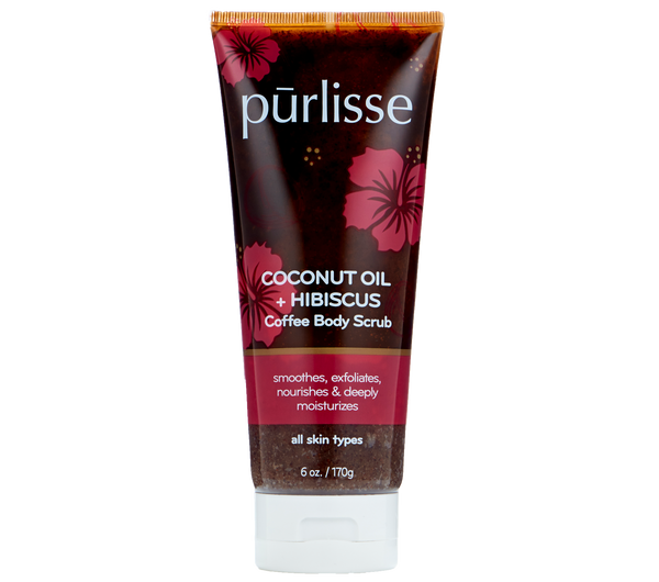Coconut Oil + Hibiscus Coffee Body Scrub
