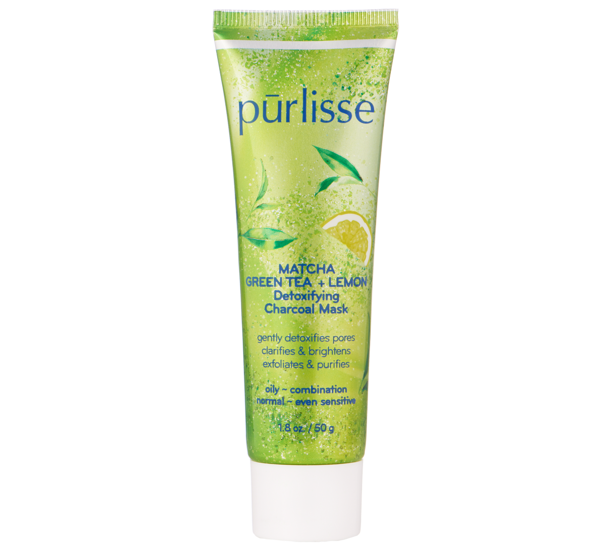 Matcha Green Tea + Lemon Detoxifying Charcoal Mask1