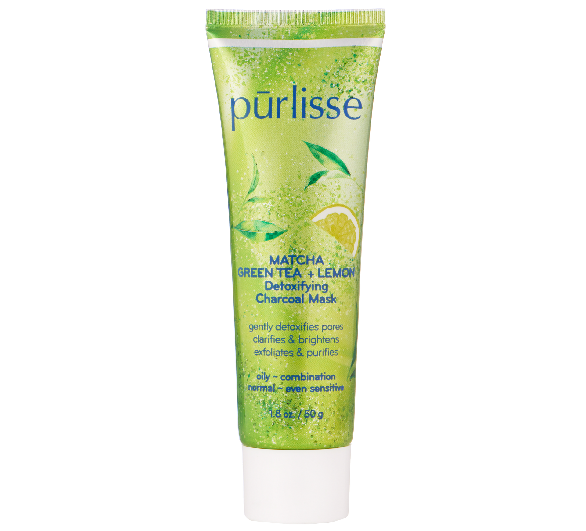 Matcha Green Tea + Lemon Detoxifying Charcoal Mask – purlisse