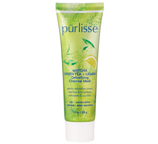 Matcha Green Tea + Lemon Detoxifying Charcoal Mask1