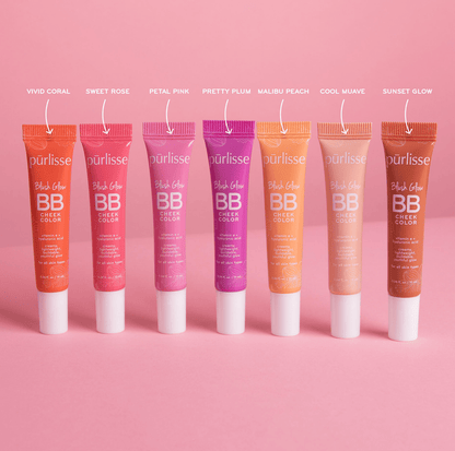 Vivid_Coral Cool_Mauve Malibu_Peach Sunset_Glow Petal_Pink Sweet_Rose Pretty_PlumBlush Glow BB Cheek Color 10.00% Off Auto renew3