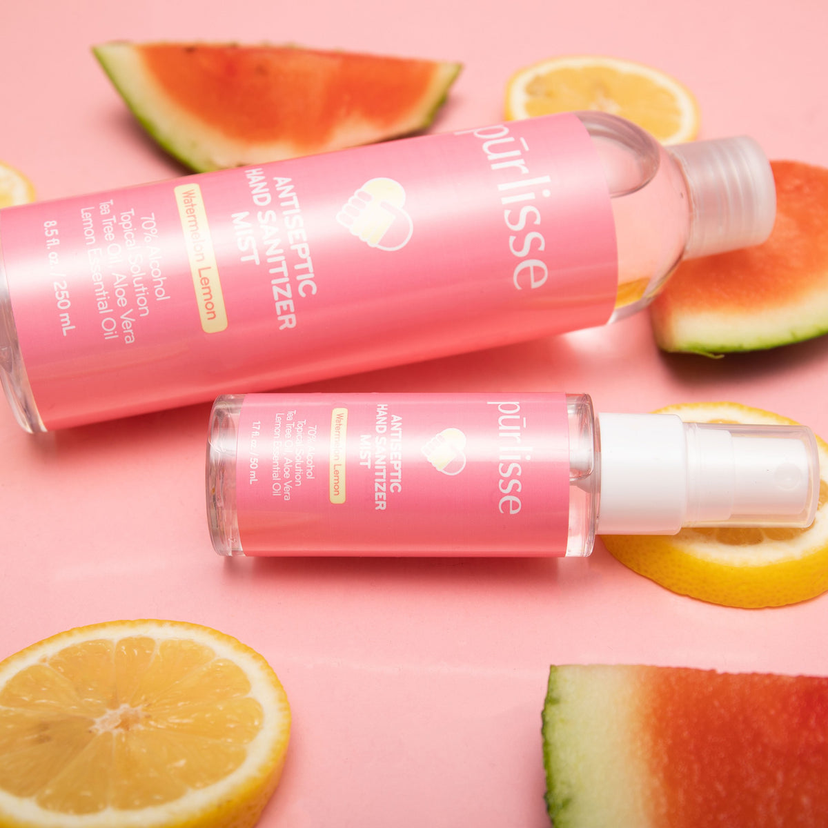 Watermelon Lemon | Scented Antiseptic Hand Sanitizer Mist & Refill Duo2